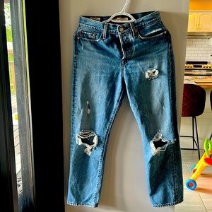 Levi’s Premium Wedgie Fit Ankle Jeans